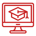 laptop with graduation cap